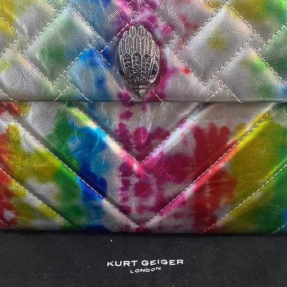 Kurt Geiger London Kensington X Tie Dye Shoulder Bag - Picture 8 of 13